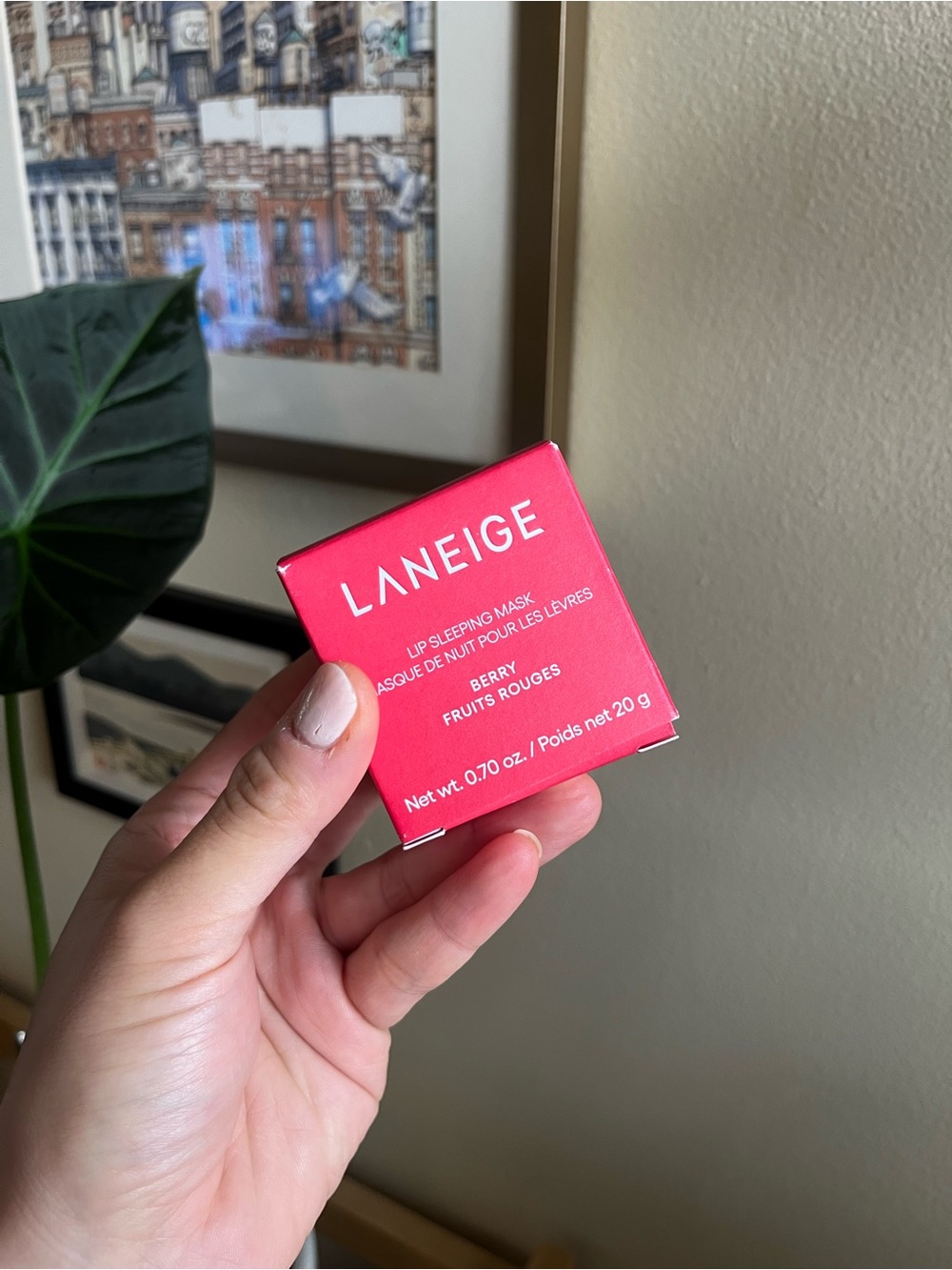 BNIB Laneige lip sleeping mask in berry